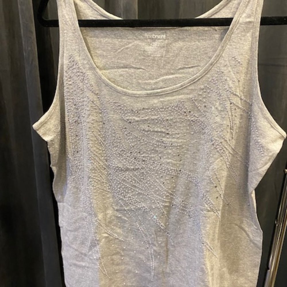 Lane Bryant Womens Top Grey 18/20